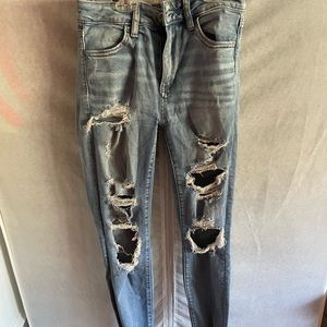 American Eagle Blue distressed jeans